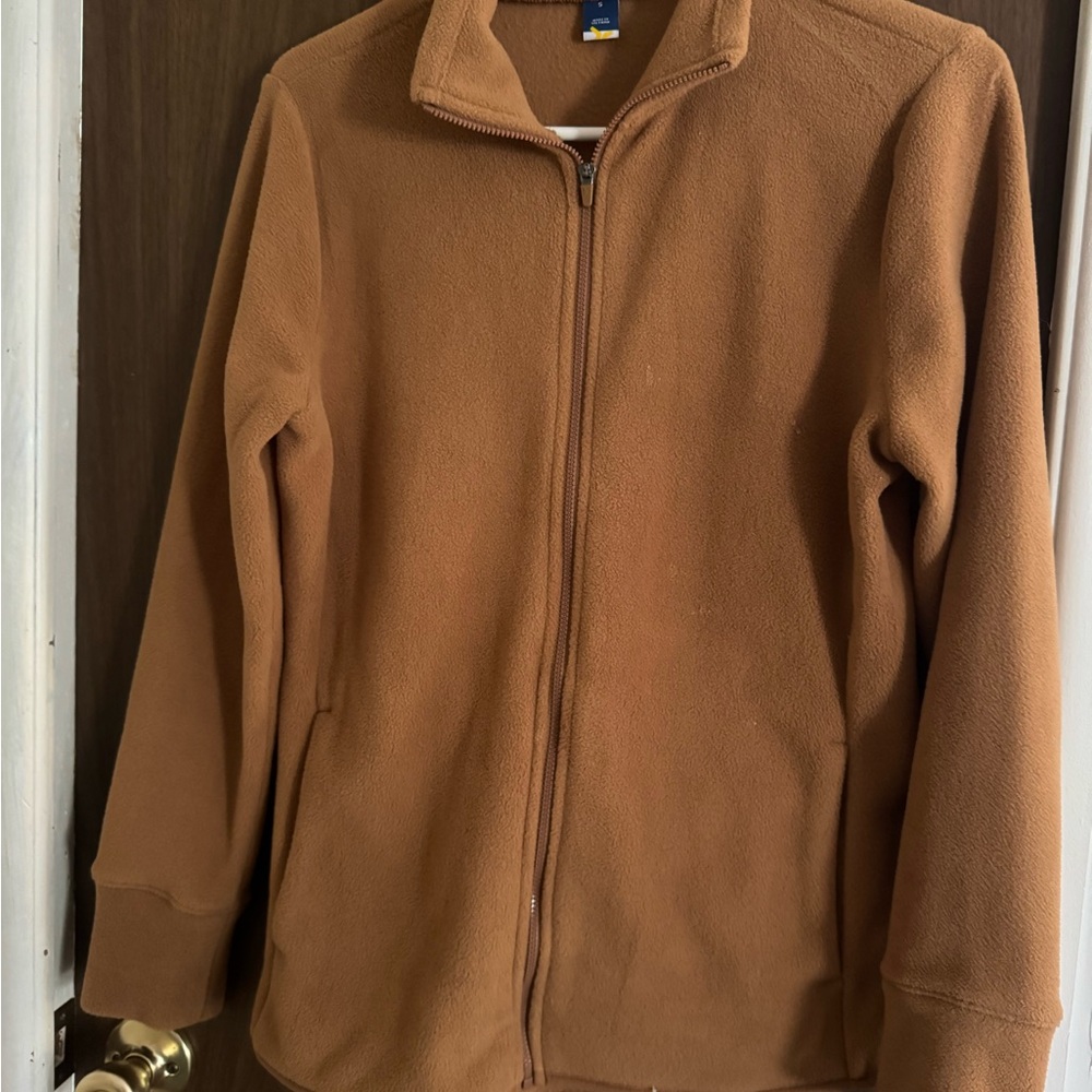 Old Navy Camel 🐪 Full-Zip Fleece Jacket